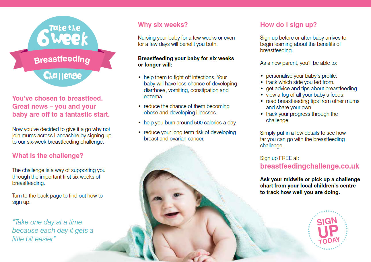 Breastfeeding challenge Lancashire County Council