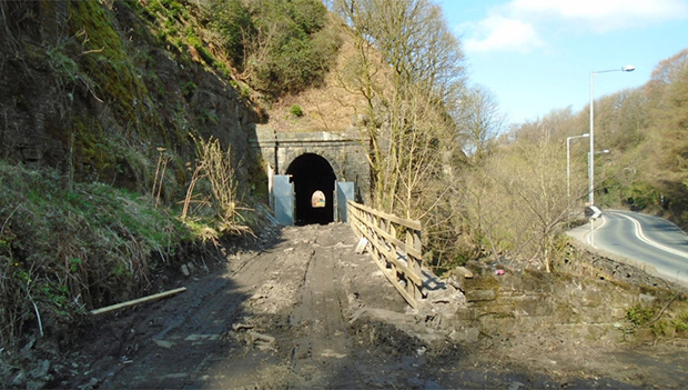 Thrutch Tunnel No 1 recently opened for repair work