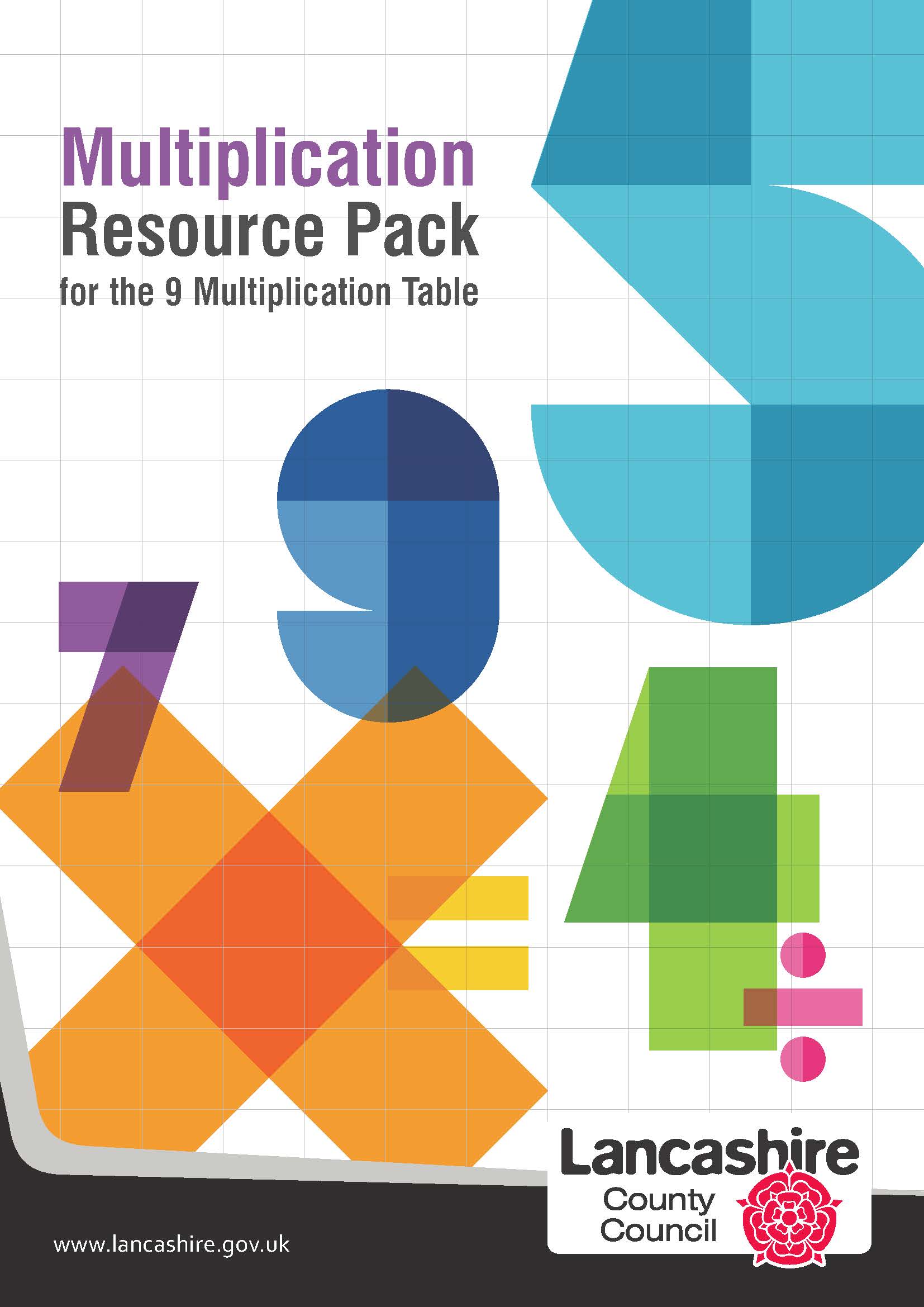 Multiplication Resource - Individual Tables -   Multiplication Table 9