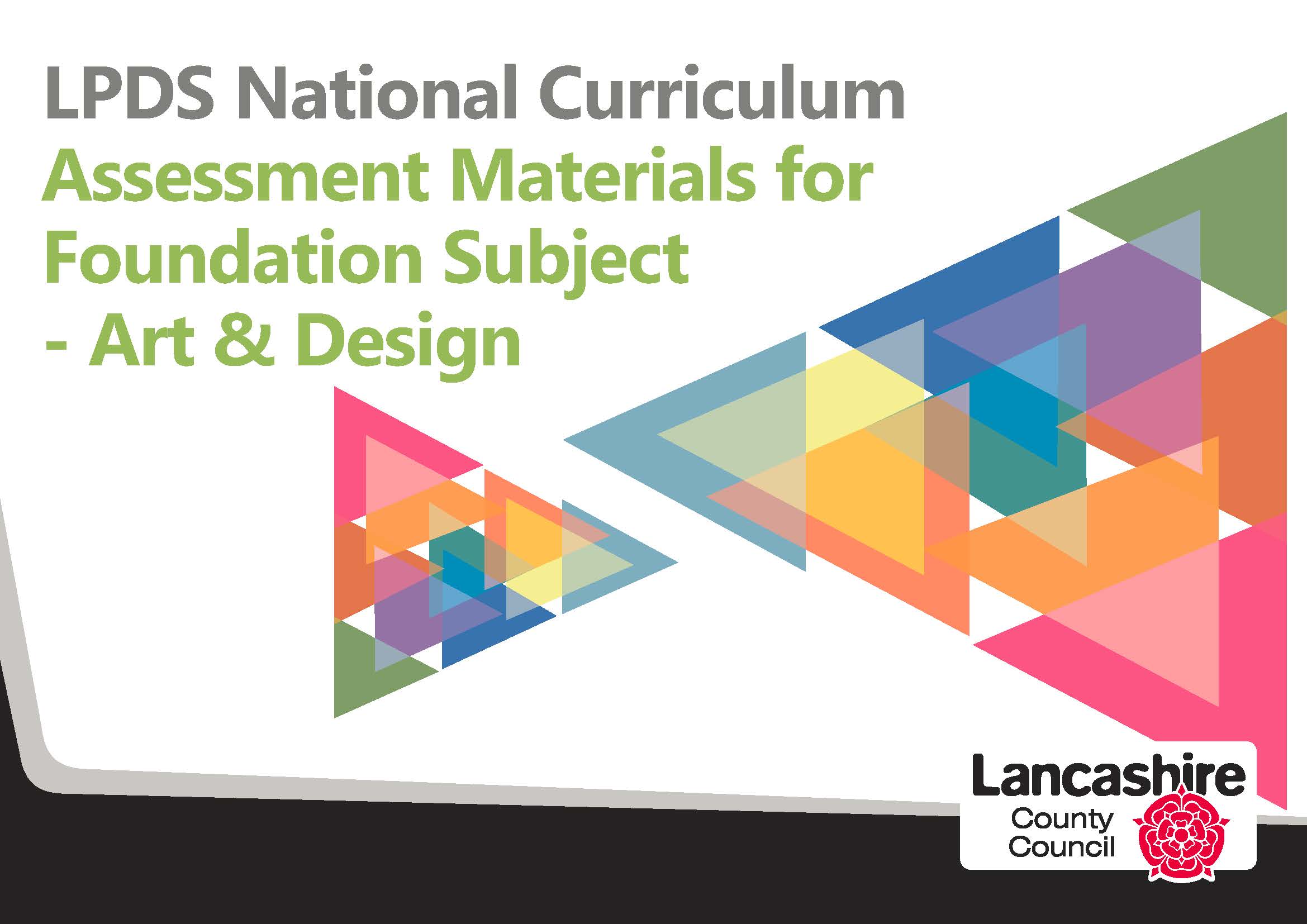 LPDS National Curriculum Assessment Materials - Foundation Subject -  Art & Design (RES185b)