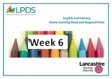 Home Learning Resources for Parents - English and Literacy - Week 6
