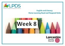 Home Learning Resources for Parents - English and Literacy - Week 8