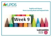 Home Learning Resources for Parents - English and Literacy - Week 9