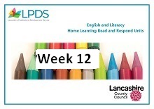 Home Learning Resources for Parents - English and Literacy - Week 12