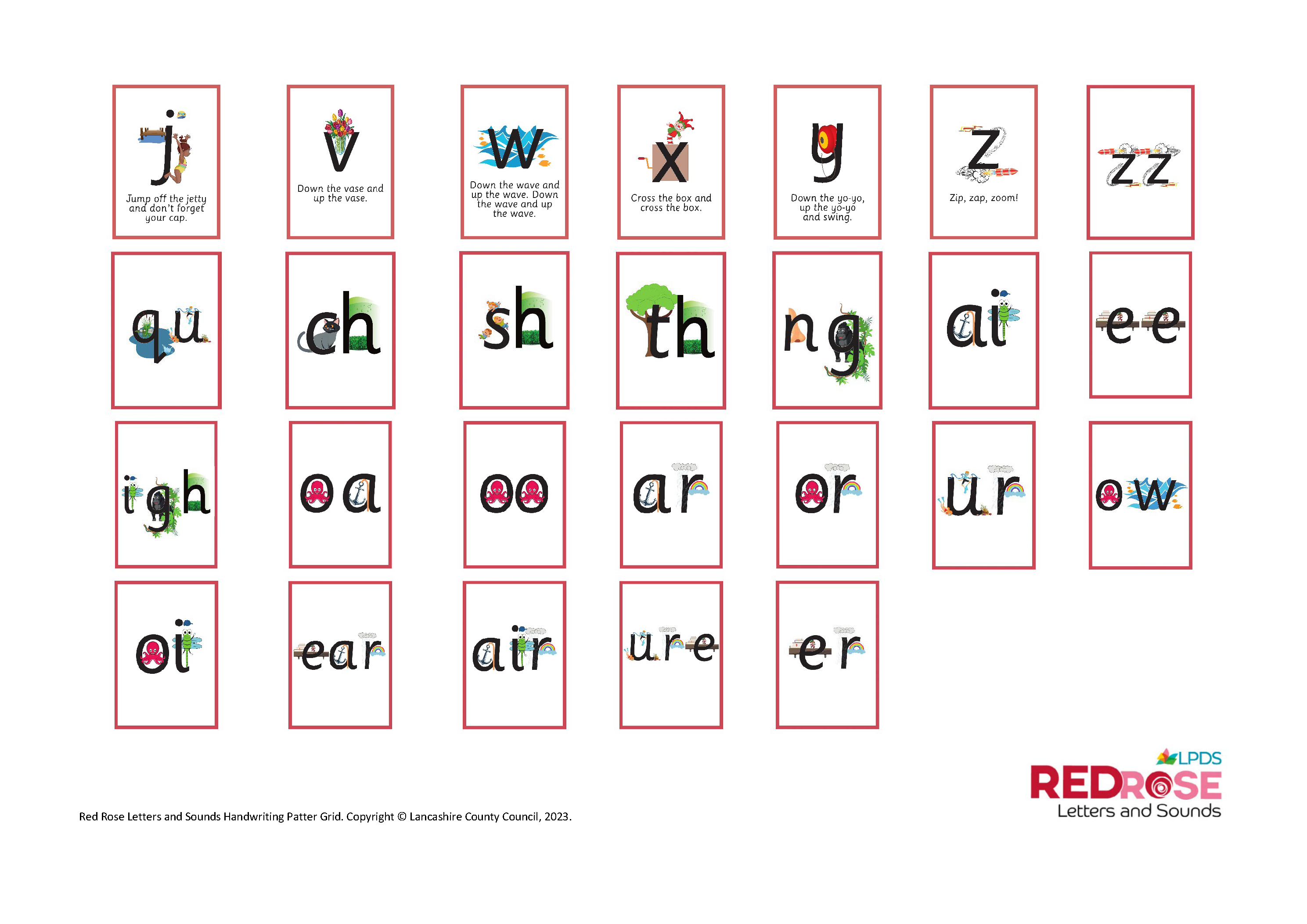 Red Rose Phase 3 GPC Grids - A3 (PBL086)