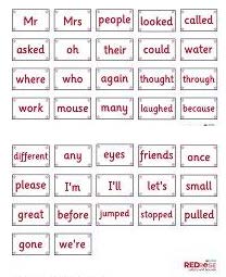 Tricky and High Frequency Word Card Grids - Phase 5 - A3 (PBL087a)