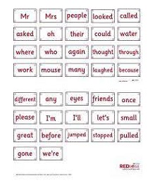 Tricky and High Frequency Word Card Grids - Phase 5 - A4 (PBL087d)