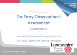 EYFS On-Entry Observational Assessment Booklet
