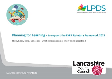 Planning for Learning - to support the EYFS Statutory Framework 2021 (PBL560)