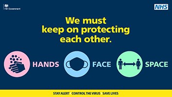 We must keep on protecting each other. Hands Face Space.