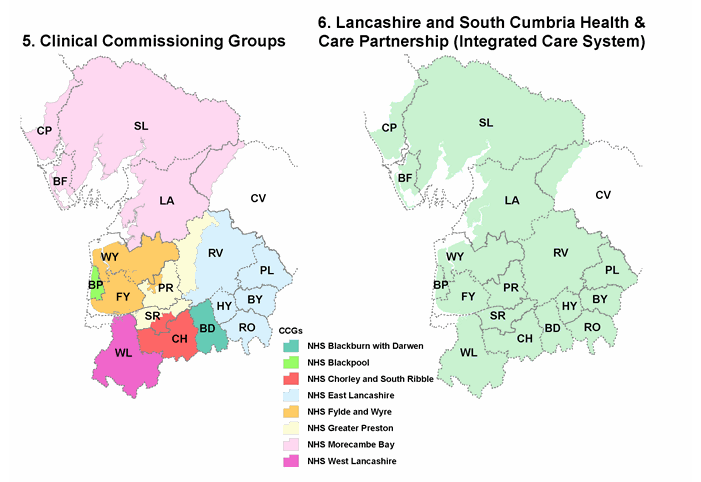 Lancashire County Council Boundary Map Geographies - Lancashire County Council