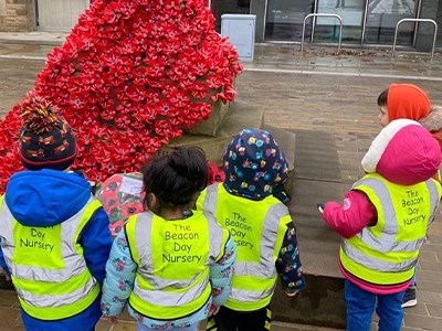 The Beacon Day nursery children