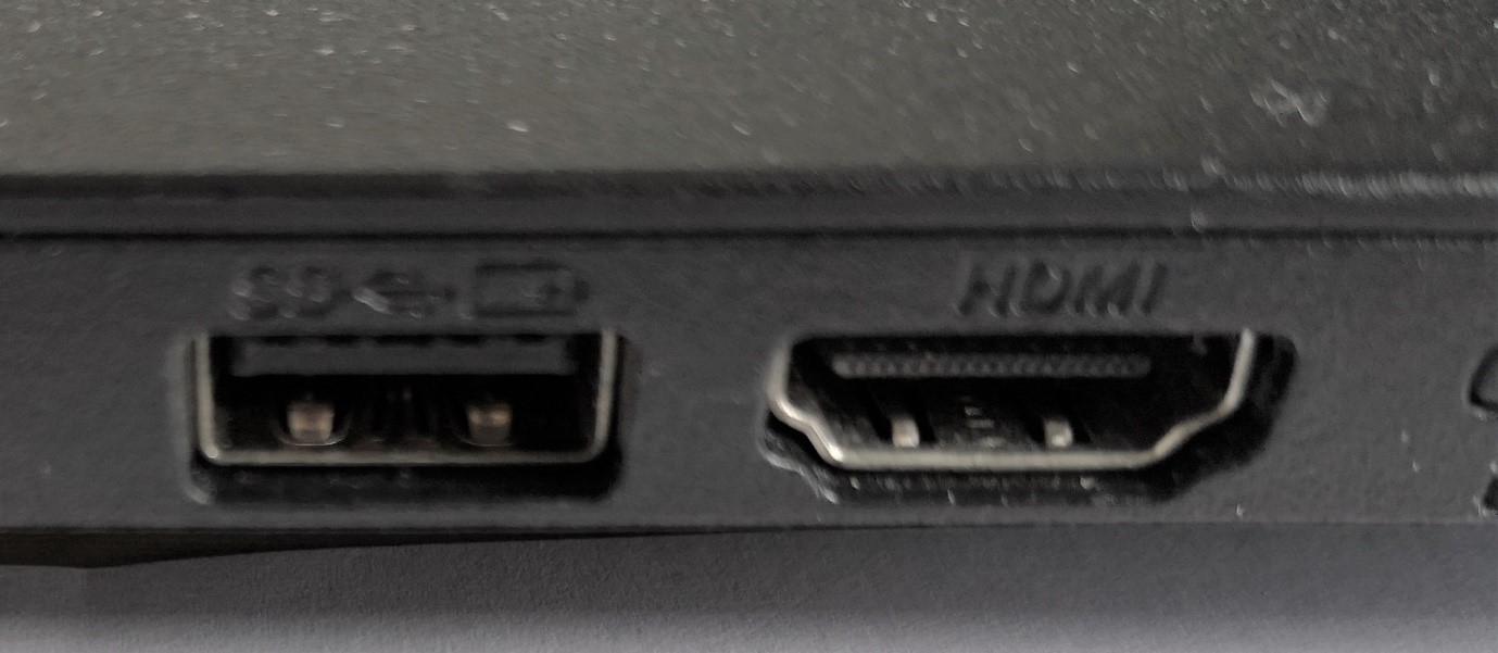 USB and HDMI