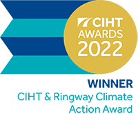 CIHT Awards 2022 - Winner - CIHT & Ringway Climate Action Award