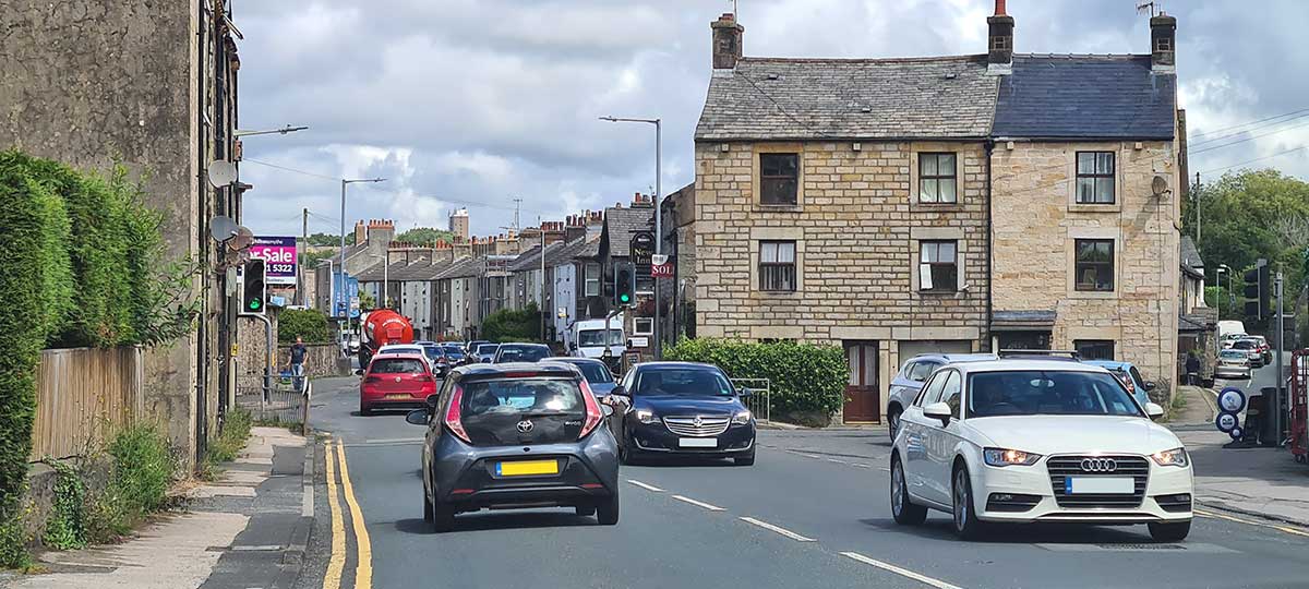 The centre of Galgate