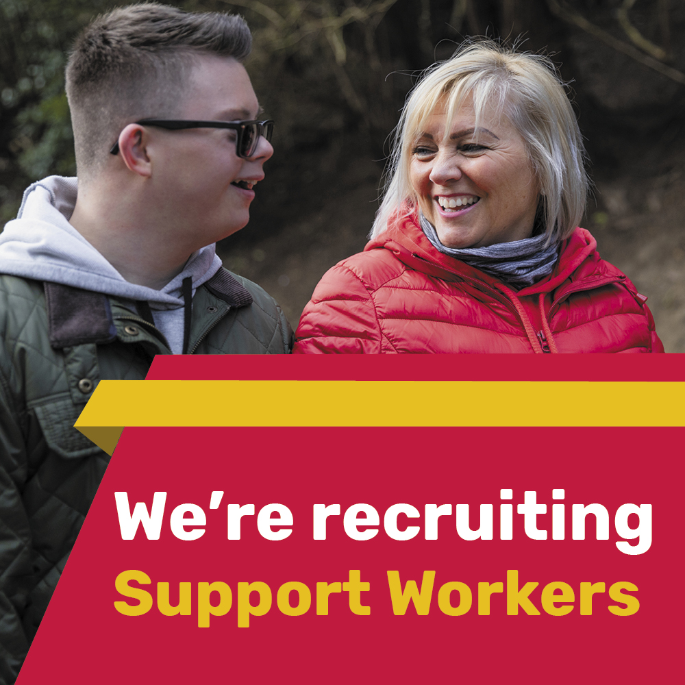 We're recruiting support workers