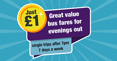 Reduced evening fares