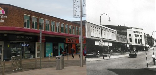 Accrington Broadway old and new