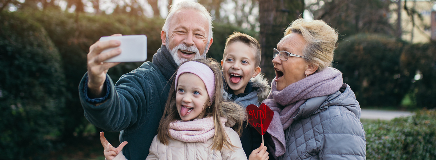 Family and friends foster carers with two grand children. 