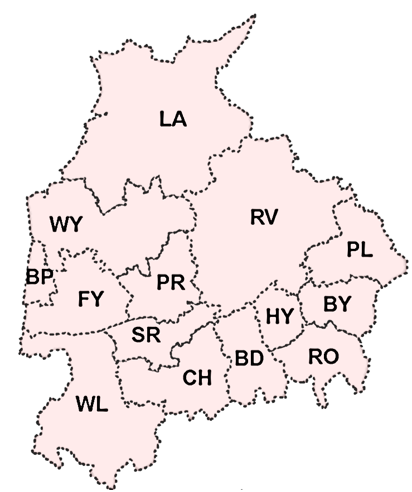 The Greater Lancashire area
