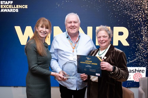 Photo of Angie Ridgwell, David Slater and County Councillor Cosima Towneley