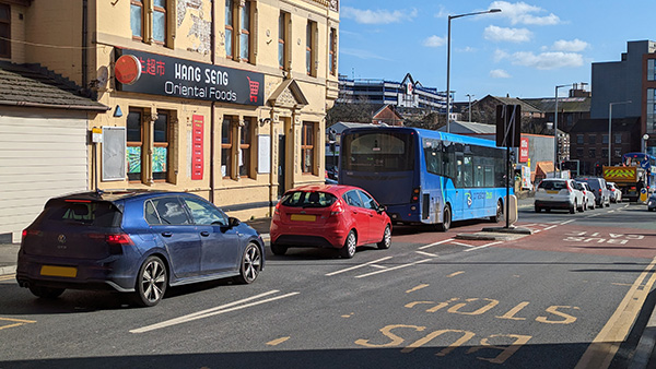 Corporation Street traffic