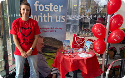 Lancaster, Wyre and North Fylde stall