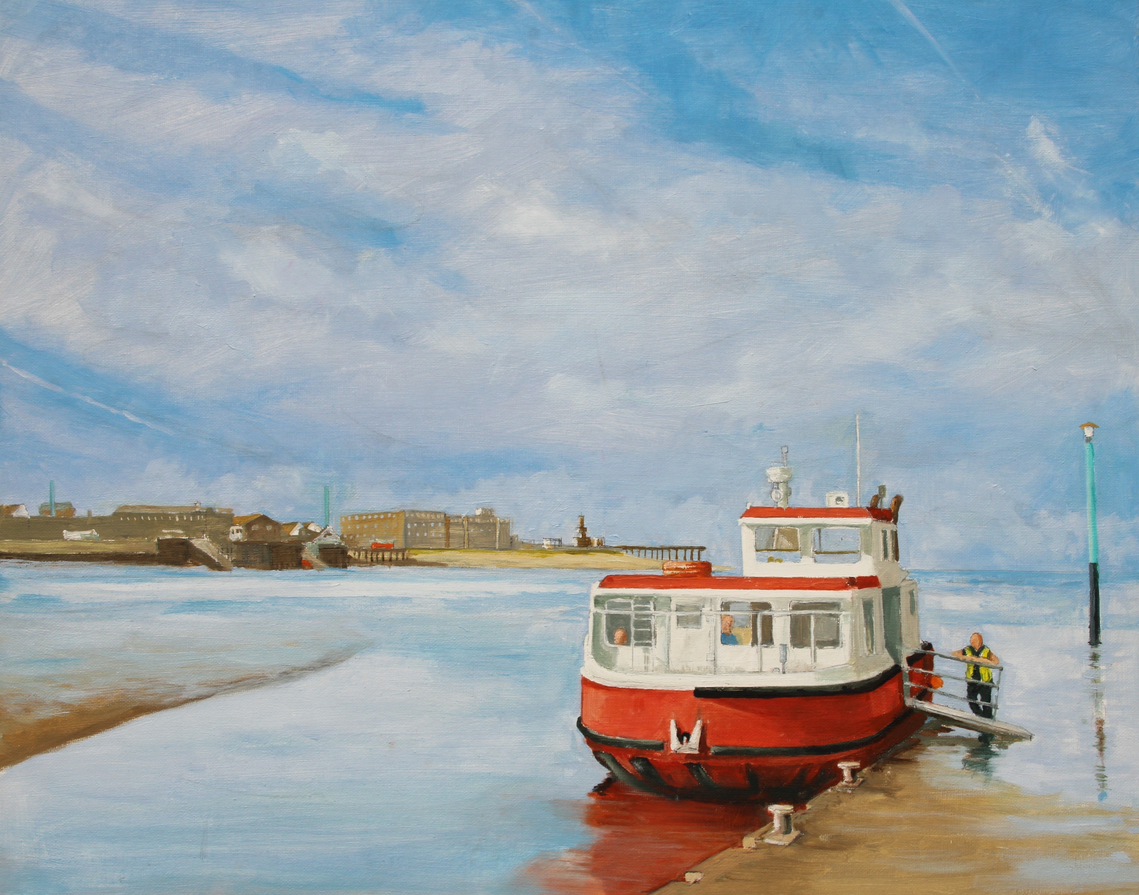  River Wyre Ferry at Knott End by John Williamson