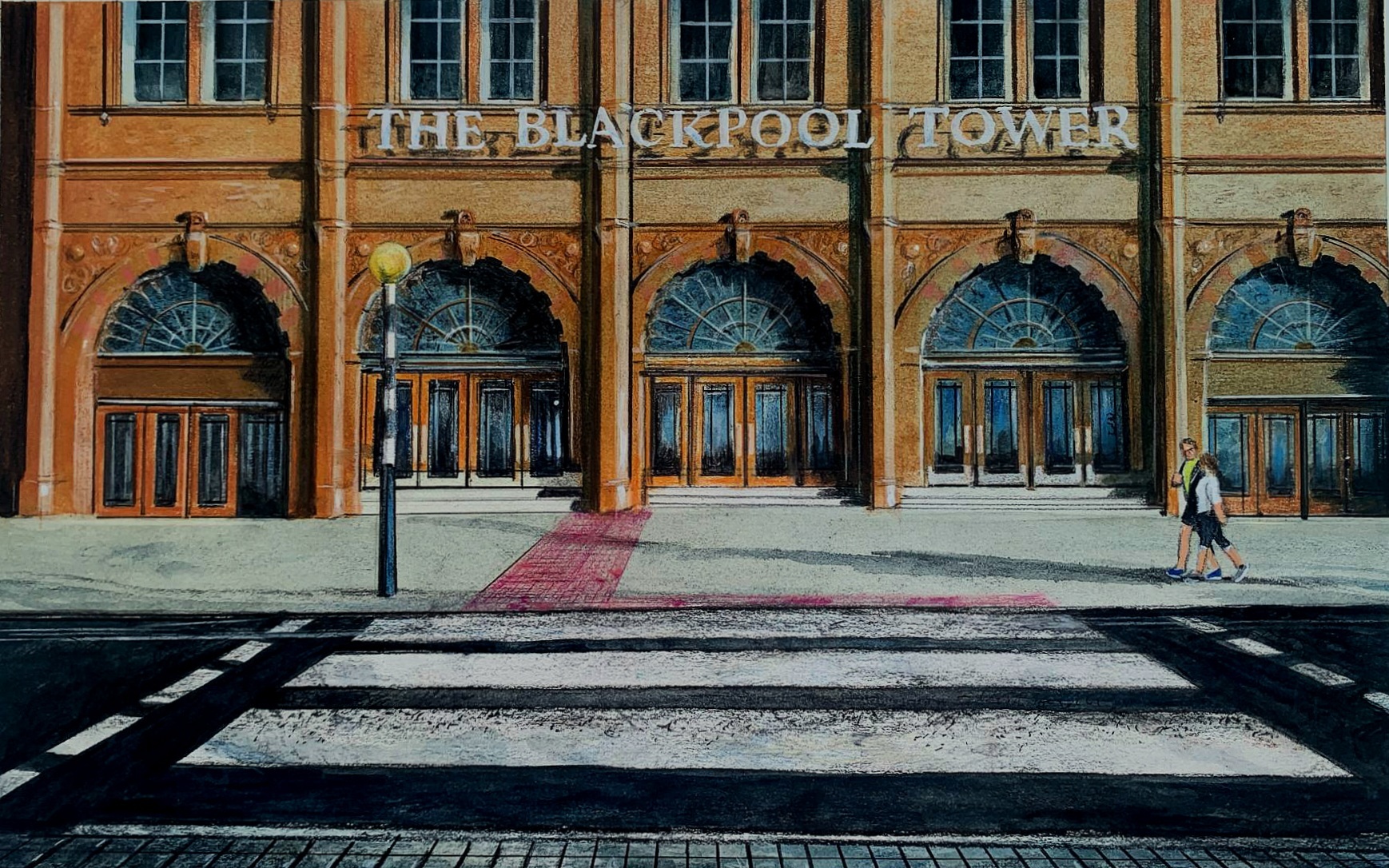 Blackpool Tower Brick & Glass by Phil Boulton