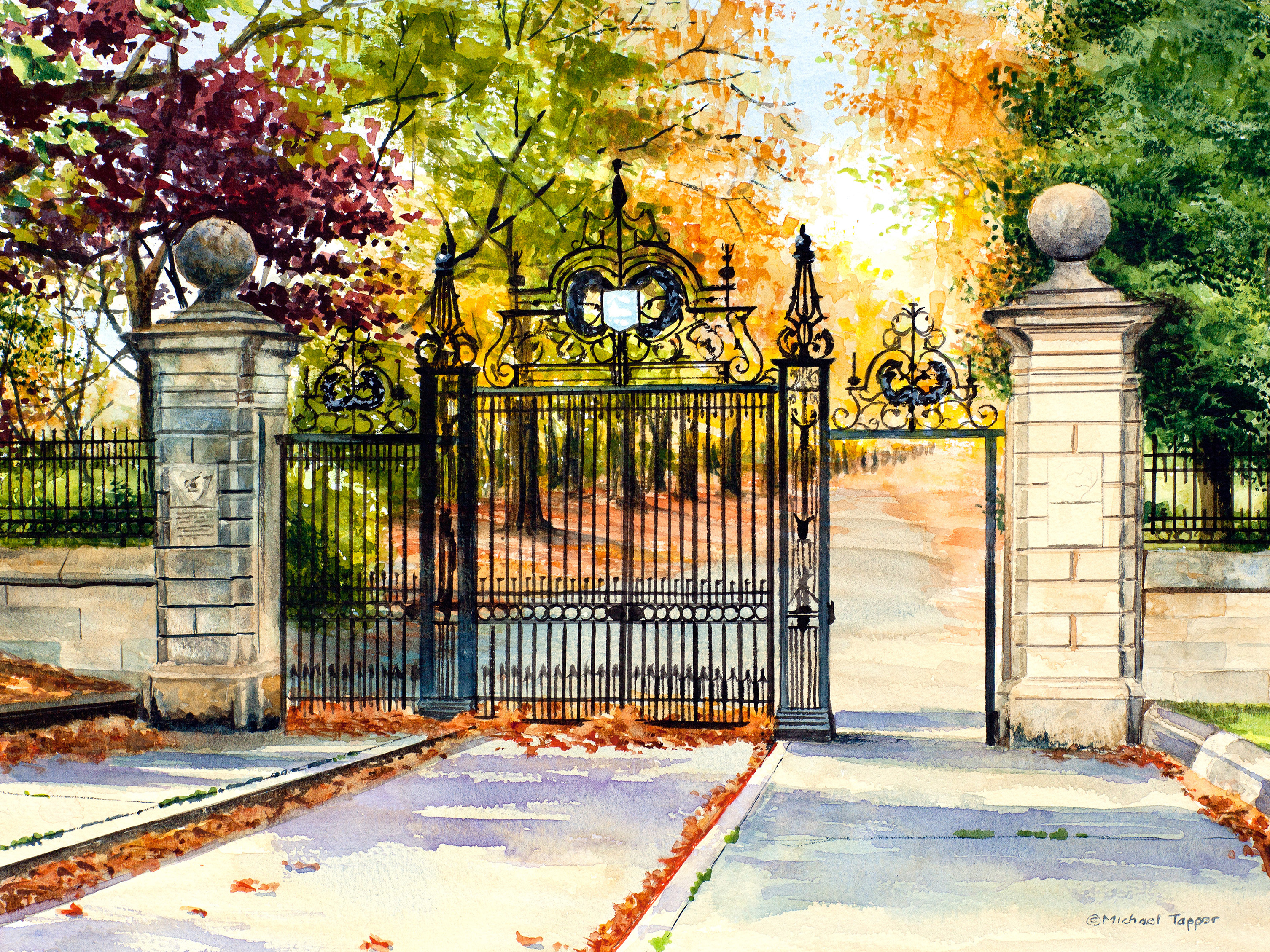 Haslam Park Gates by Michael Tapper