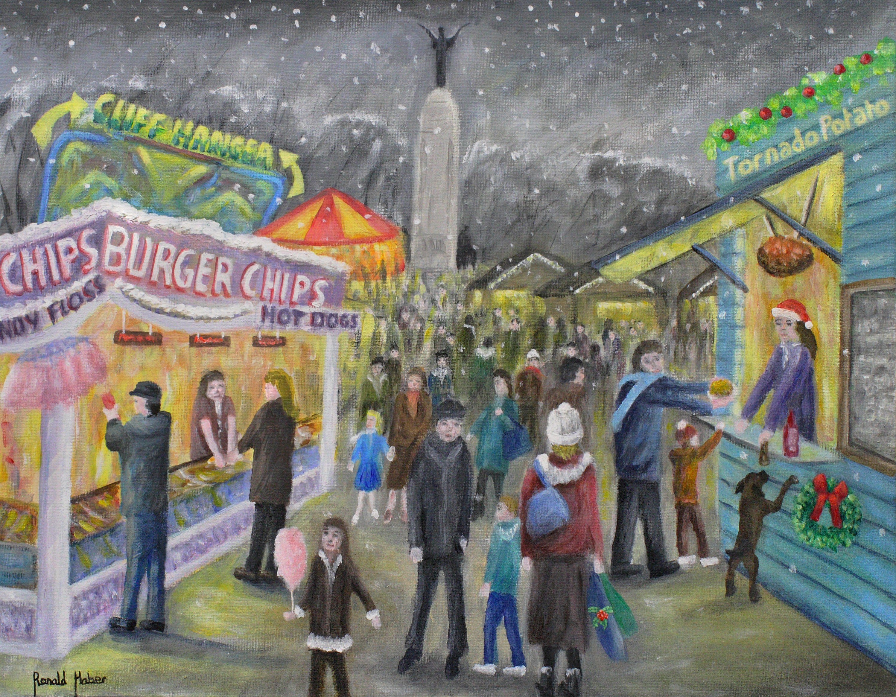 Christmas Markets in Ashton Gardens St Annes on Sea by Ronald Haber