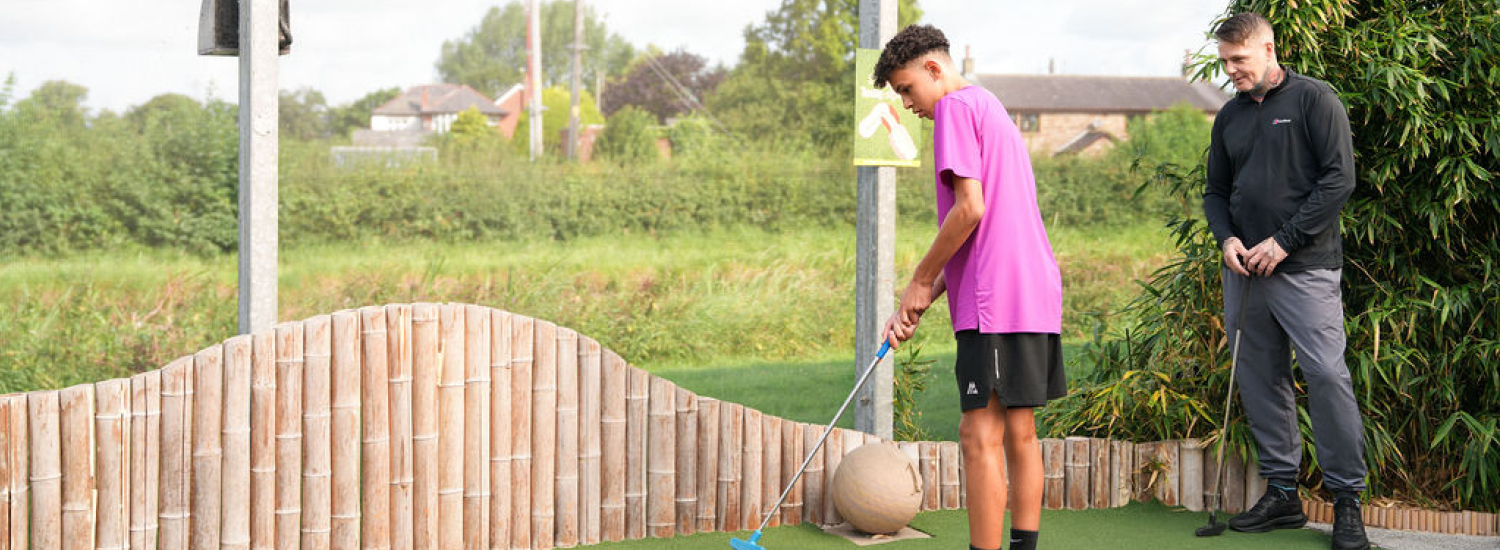 Teenage foster children hugging 