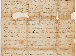 Mary Hindle Letter, 1827